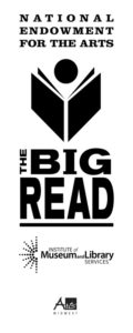 The big read logo with the words national endowment for the arts.