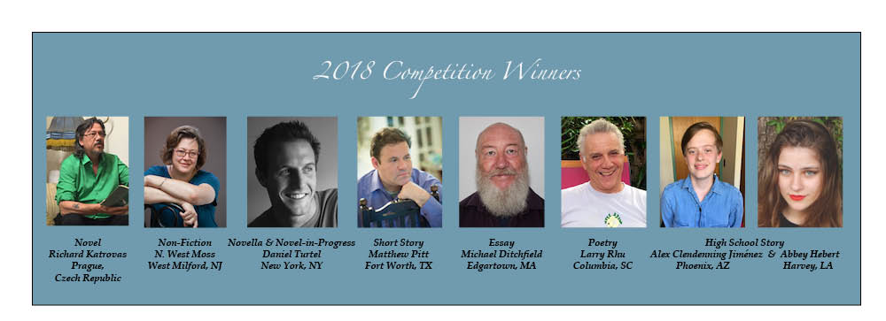 2018 Competition Winners and Finalists Faulkner Society